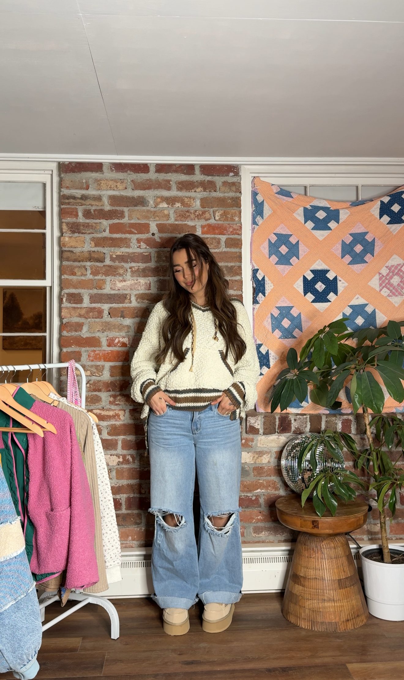 Layla Low Rise Ripped Boyfriend Jeans