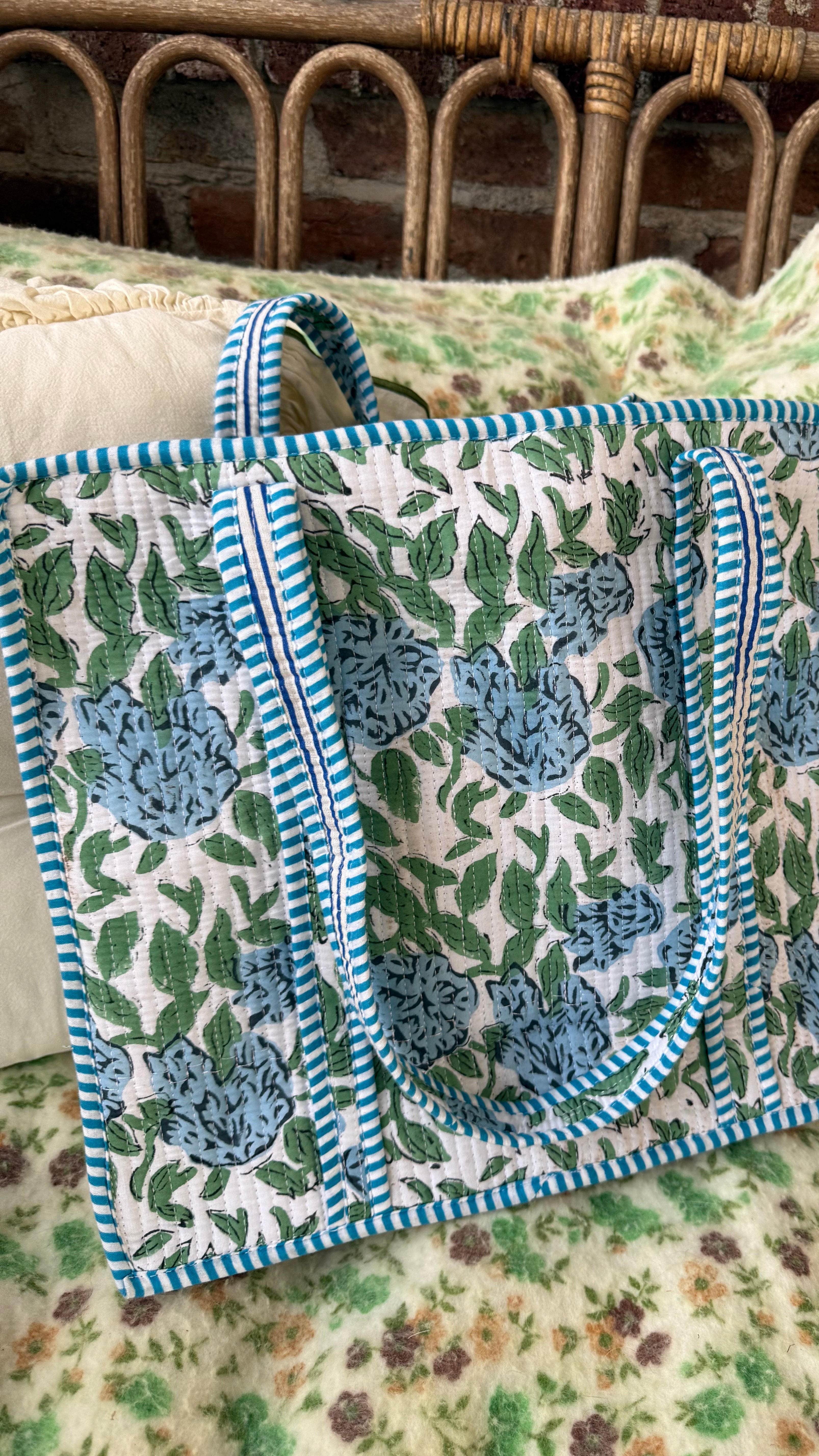 Carmen Quilted Tote Bag