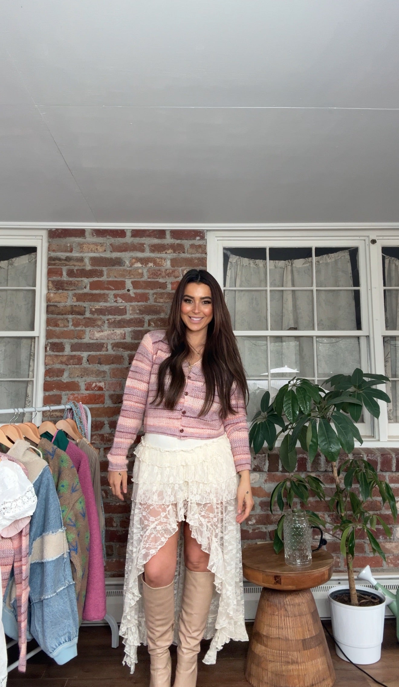 Heartbreaker Layered Lace Skort