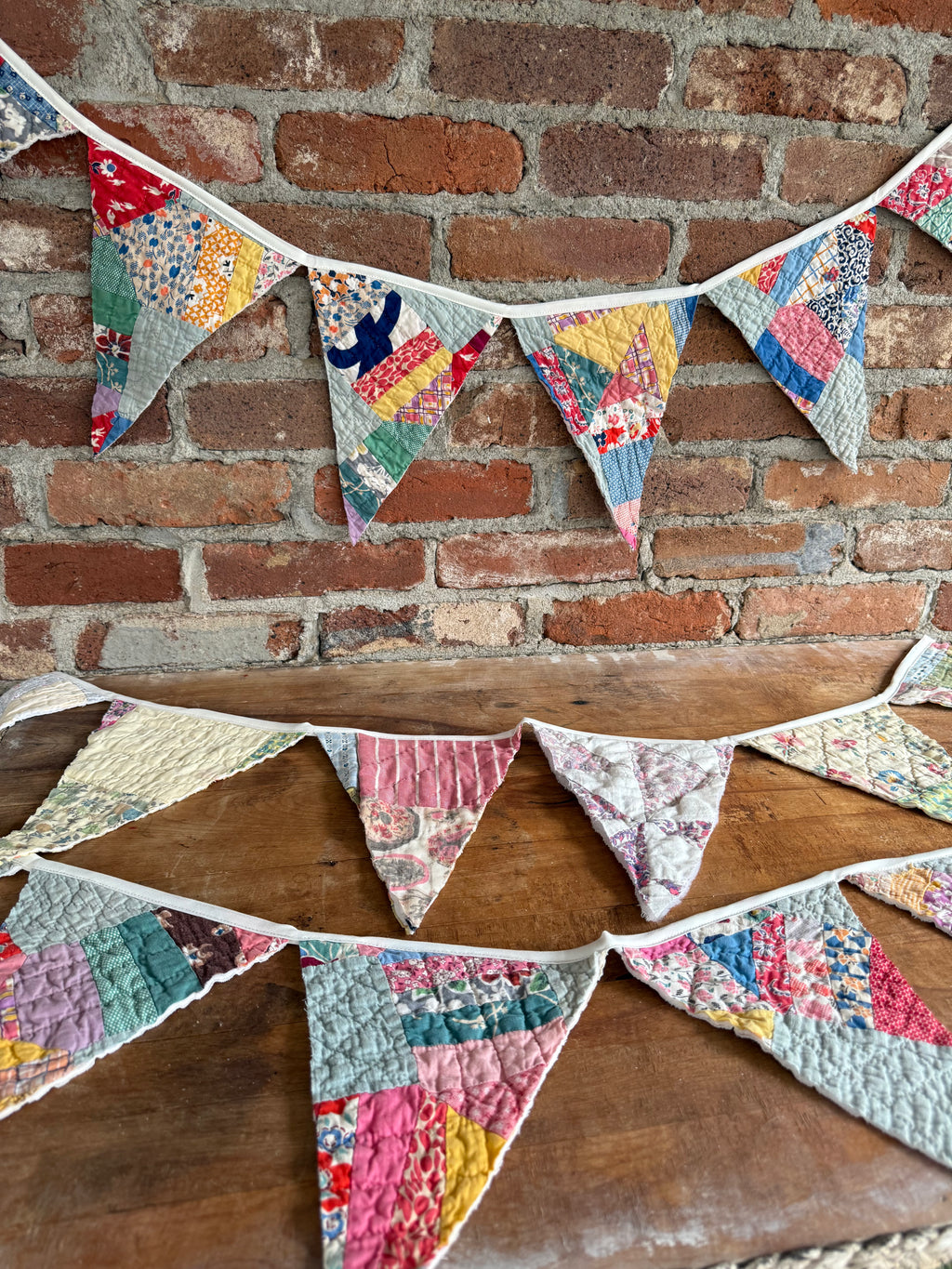 Rosie Multicolor Quilted Banner