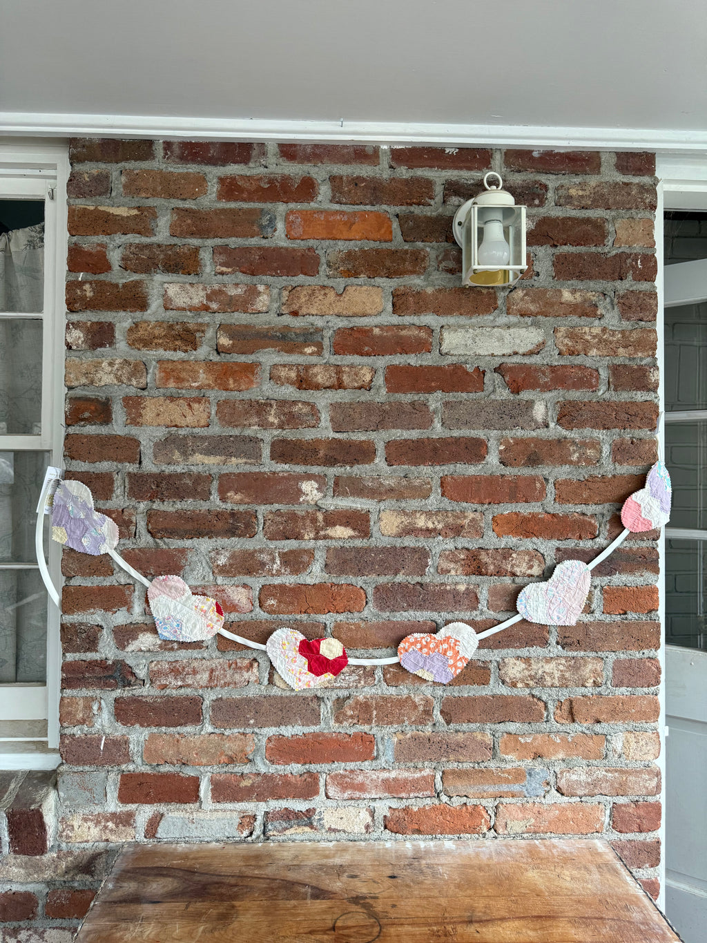 Carmen Mixed Quilted Heart Banner