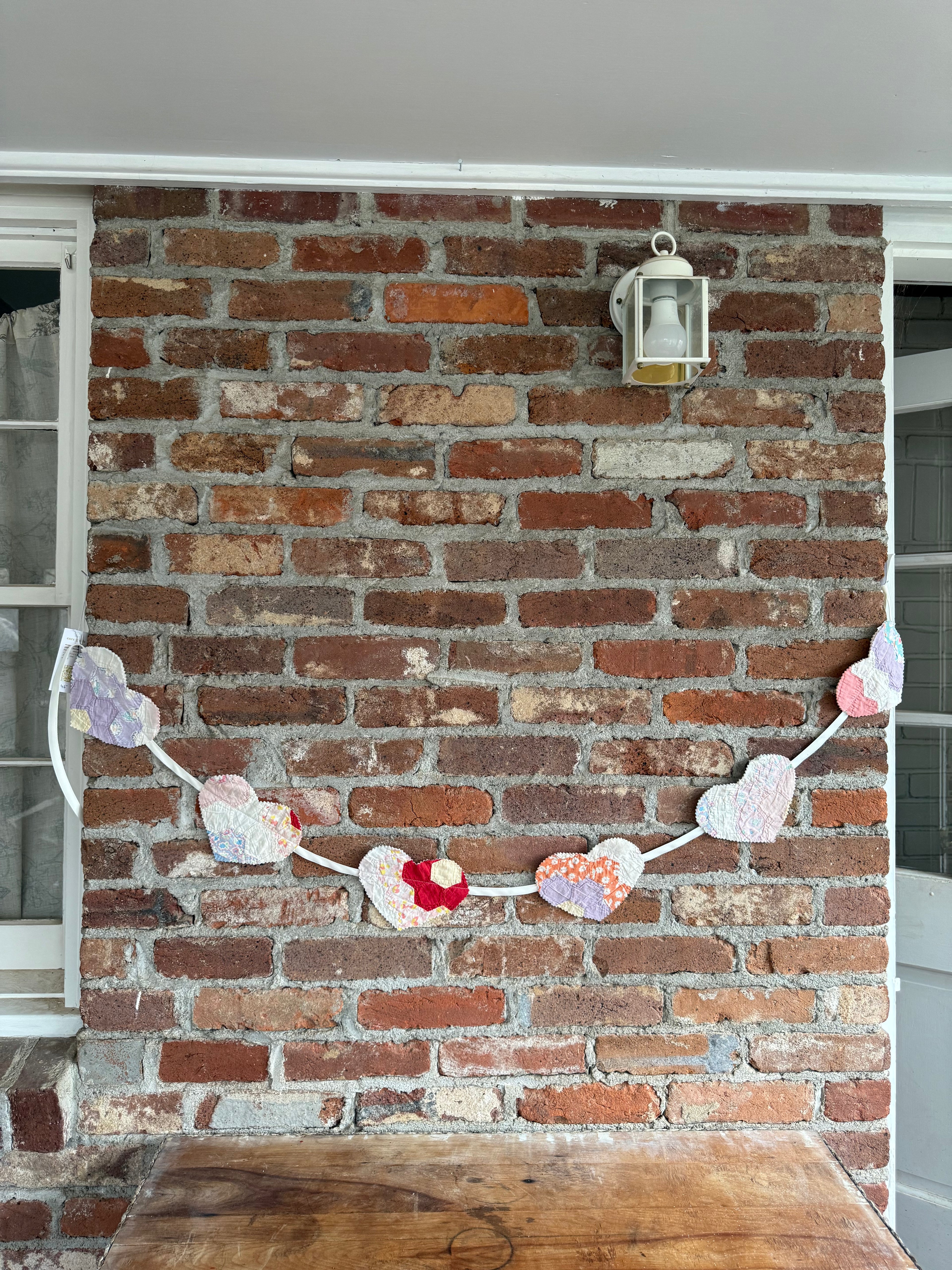 Carmen Mixed Quilted Heart Banner