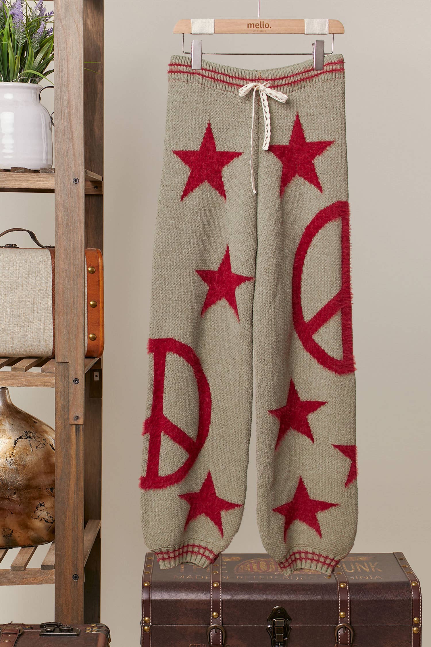 Vivienne Peace + Stars Olive Lounge Pants